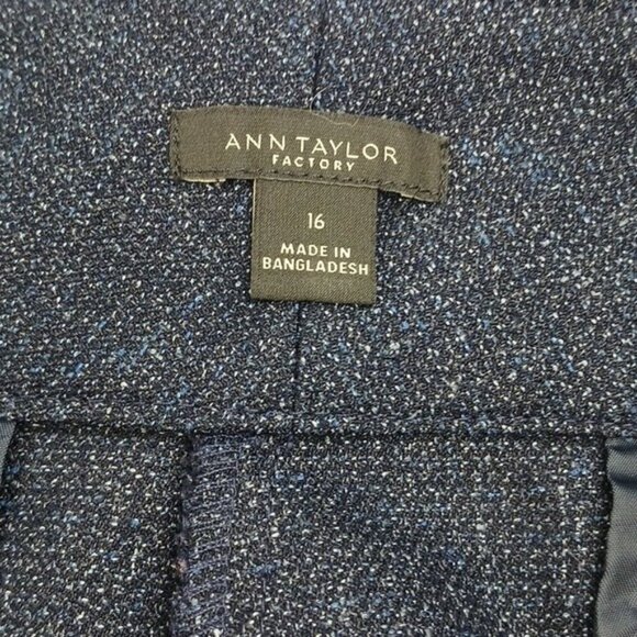 Talbots Dress Pants Womens Size 16 Blue Trousers Straight Leg Classic - Picture 5 of 6